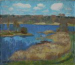 Озеро Мстино - 1976, 60х70, холст, масло, 70 000,00руб.